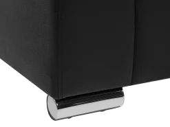 Outlet Beliani 6-Istuttava Sohvaryhma Nahka Musta Helsinki