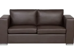 Sohvat<Beliani 6-Istuttava Sohvaryhma Nahka Ruskea Helsinki