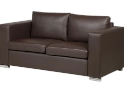 Sohvat<Beliani 6-Istuttava Sohvaryhma Nahka Ruskea Helsinki