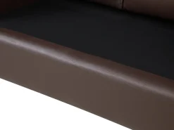 Sohvat<Beliani 6-Istuttava Sohvaryhma Nahka Ruskea Helsinki