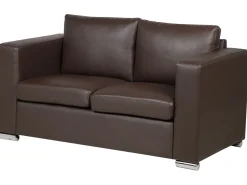 Sohvat<Beliani 6-Istuttava Sohvaryhma Nahka Ruskea Helsinki