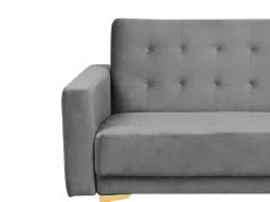 Cheap Beliani 5-Istuttava Sohvaryhma Sametti Harmaa Aberdeen