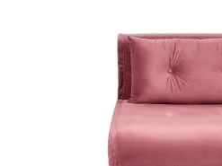 Best Sale Beliani 3-Istuttava Sohvaryhma Sametti Vaaleanpunainen Vestfold