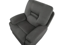 Shop Beliani 6-Istuttava Sohvaryhma Sametti Sahkosaadettava Tummanharmaa Bergen