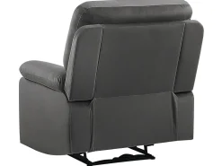 Shop Beliani 6-Istuttava Sohvaryhma Sametti Sahkosaadettava Tummanharmaa Bergen