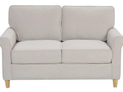 Sohvat<Beliani 5-Istuttava Sohvaryhma Sametti Vaalea Beige Ronneby