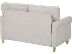 Sohvat<Beliani 5-Istuttava Sohvaryhma Sametti Vaalea Beige Ronneby