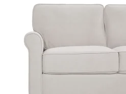 Sohvat<Beliani 5-Istuttava Sohvaryhma Sametti Vaalea Beige Ronneby