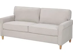 Sohvat<Beliani 5-Istuttava Sohvaryhma Sametti Vaalea Beige Ronneby