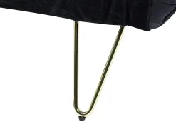 Sohvat<Beliani 3-Istuttava Sohvaryhma Sametti Musta Vestfold