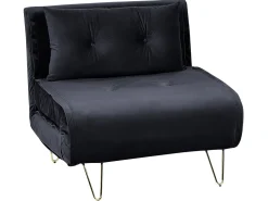 Sohvat<Beliani 3-Istuttava Sohvaryhma Sametti Musta Vestfold