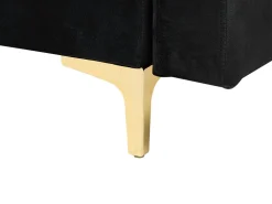 Sohvat<Beliani 5-Istuttava Sohvaryhma Sametti Musta Aberdeen