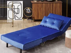 Sohvat<Beliani 3-Istuttava Sohvaryhma Sametti Laivastonsininen Vestfold