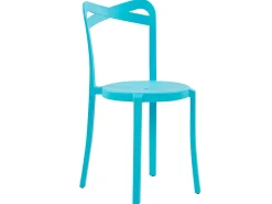 Flash Sale Beliani 2-Istuttava Turkoosi / Valkoinen Muovinen Bistrosetti Sersale / Camogli