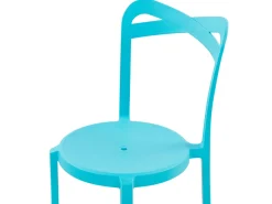 Flash Sale Beliani 2-Istuttava Turkoosi / Valkoinen Muovinen Bistrosetti Sersale / Camogli