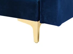 Sohvat<Beliani 5-Istuttava U-Kulmavuodesohva Ja Rahi Sametti Laivastonsininen Aberdeen