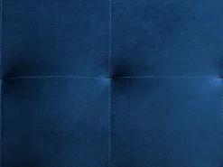 Sohvat<Beliani 5-Istuttava U-Kulmavuodesohva Ja Rahi Sametti Laivastonsininen Aberdeen