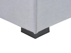 Ulkokalusteet<Beliani 7-Istuttava Ulkokulmasohva Ja Rahi Kangas Oikeak. Vaaleanharmaa Arezzo