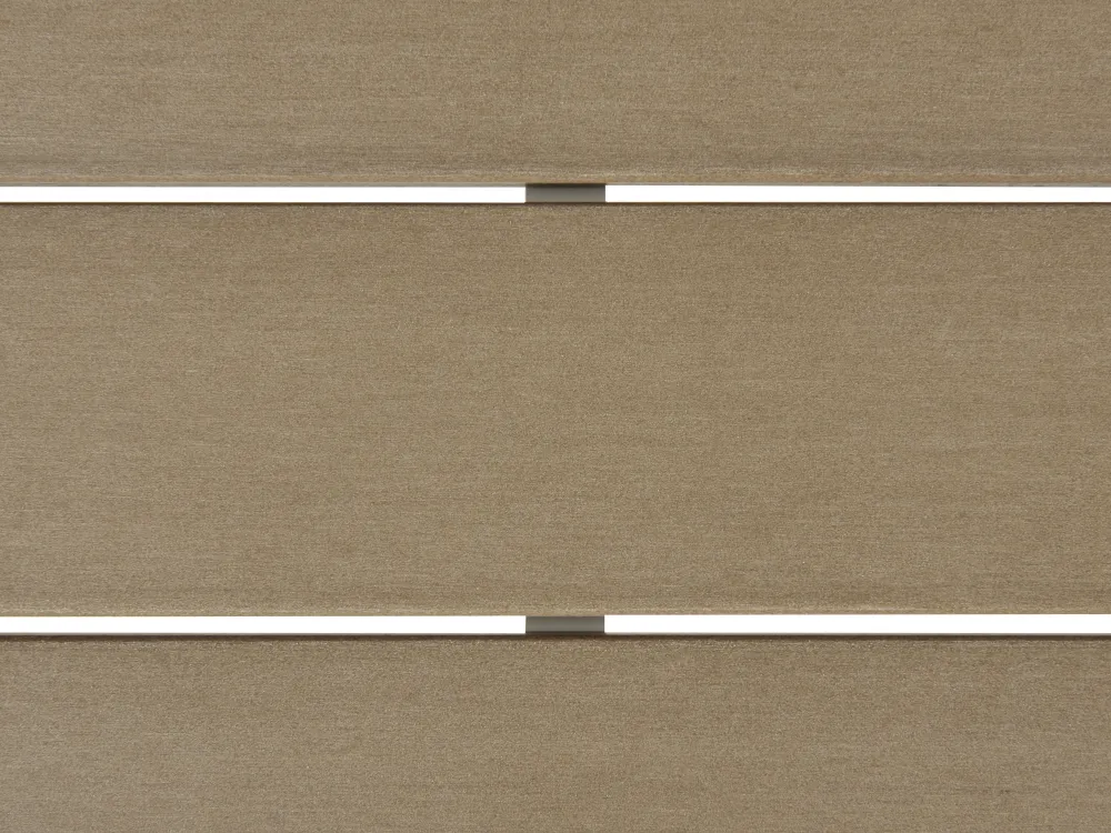 Cheap Beliani 5-Istuttava Ulkokulmasohvaryhma Alumiini Valkoinen/Beige Messina