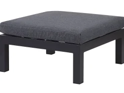 New Beliani 5-Istuttava Ulkokulmasohvaryhma Alumiini Musta/Harmaa Messina