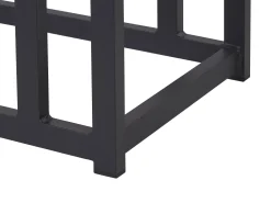 New Beliani 5-Istuttava Ulkokulmasohvaryhma Alumiini Musta/Harmaa Messina