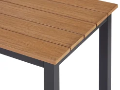 New Beliani 5-Istuttava Ulkokulmasohvaryhma Alumiini Musta/Harmaa Messina