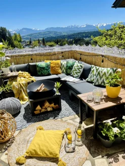 New Beliani 5-Istuttava Ulkokulmasohvaryhma Alumiini Musta/Harmaa Messina