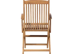 Ulkokalusteet<Beliani 8-Istuttava Ulkoruokailuryhma Aurinkovarjolla Akasiapuu Tummanpunainen Maui