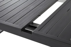 Ulkokalusteet<Beliani 6-Istuttava Ulkoruokailuryhma Alumiini Musta/Harmaa Valcanetto/Taviano