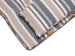 Ulkokalusteet<Beliani 8-Istuttava Ulkoruokailuryhma Akasiapuu Beige/Sininen Maui