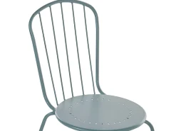 Ulkokalusteet<Beliani 4-Istuttava Ulkoruokailuryhma Aurinkovarjolla Teras Vaaleansininen Calvi