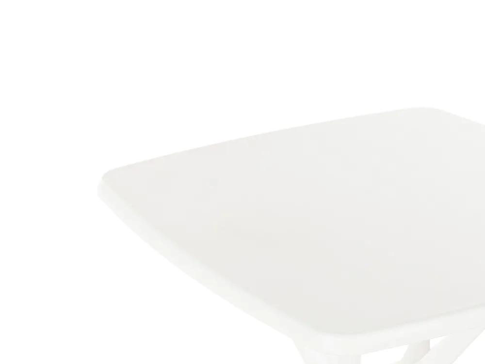 Ulkokalusteet<Beliani 4-Istuttava Ulkoruokailuryhma Muovi Turkoosi/Valkoinen Sersale/Vieste