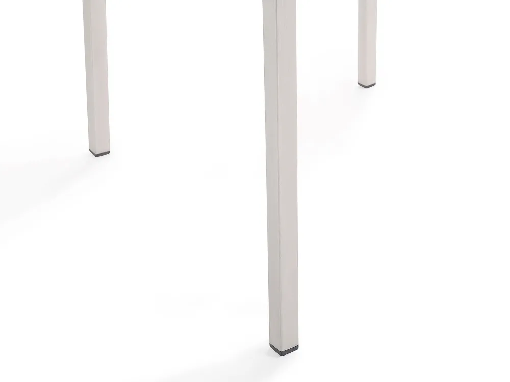 Online Beliani 6-Istuttava Ulkoruokailuryhma Eukalyptuspuutaso Tekstiilituolit Musta Grosseto