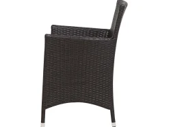 Ulkokalusteet<Beliani 8-Istuttava Ulkoruokailuryhma Polyrottinki Tummanruskea Italy