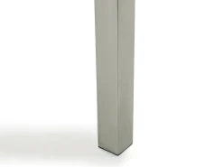 Cheap Beliani 8-Istuttava Ulkoruokailuryhma 3-Osainen Lasitaso Tekstiilituolit Valkoinen Grosseto