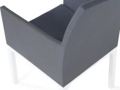 Ulkokalusteet<Beliani 6-Istuttava Ulkoruokailuryhma Alumiini Harmaa Bacoli