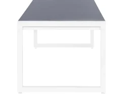 Ulkokalusteet<Beliani 6-Istuttava Ulkoruokailuryhma Alumiini Harmaa Bacoli