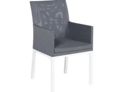 Ulkokalusteet<Beliani 6-Istuttava Ulkoruokailuryhma Alumiini Harmaa Bacoli