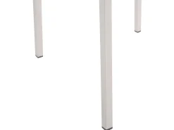 Clearance Beliani 6-Istuttava Ulkoruokailuryhma Poltettu Graniittitaso Tekstiilituolit Harmaa Grosseto