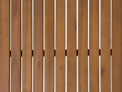 Outlet Beliani 8-Istuttava Ulkoruokailuryhma Akaasia Vaalea Puu Sassari