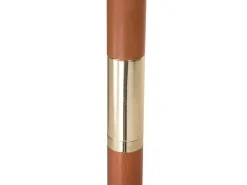 Ulkokalusteet<Beliani 6-Istuttava Ulkoruokailuryhma Aurinkovarjolla Tumma Akasiapuu Toscana