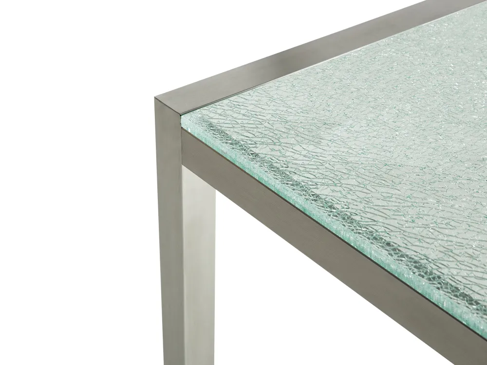 Cheap Beliani 6-Istuttava Ulkoruokailuryhma 3-Osainen Lasitaso Tekstiilituolit Musta Grosseto