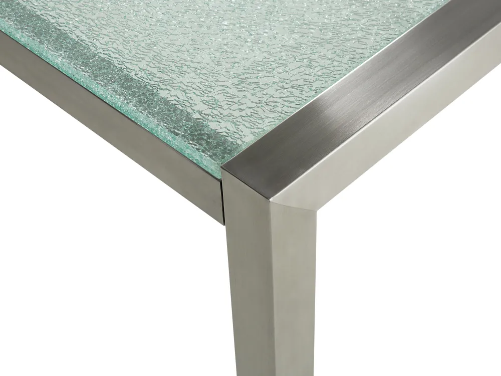 Cheap Beliani 6-Istuttava Ulkoruokailuryhma 3-Osainen Lasitaso Tekstiilituolit Musta Grosseto