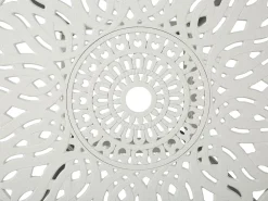 Ulkokalusteet<Beliani 4-Istuttava Ulkoruokailuryhma Alumiini Valkoinen Ancona