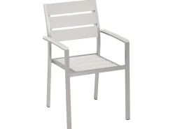 Ulkokalusteet<Beliani 6-Istuttava Ulkoruokailuryhma Alumiini Valkoinen Vernio