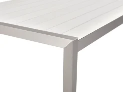 Ulkokalusteet<Beliani 6-Istuttava Ulkoruokailuryhma Alumiini Valkoinen Vernio