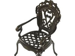 Best Beliani 4-Istuttava Ulkoruokailuryhma Aurinkovarjolla Alumiini Ruskea Sapri