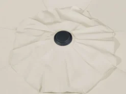 Best Beliani 4-Istuttava Ulkoruokailuryhma Aurinkovarjolla Alumiini Ruskea Sapri