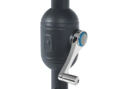 Best Beliani 4-Istuttava Ulkoruokailuryhma Aurinkovarjolla Alumiini Ruskea Sapri