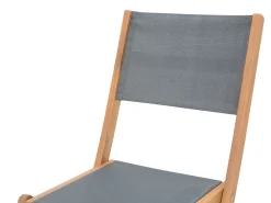 Ulkokalusteet<Beliani 8-Istuttava Ulkoruokailuryhma Ja Aurinkotuolit Akaasia Vaalea Puu Cesana